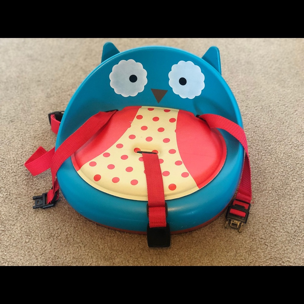 Skip Hop Portable Toddler Booster Seat owl
